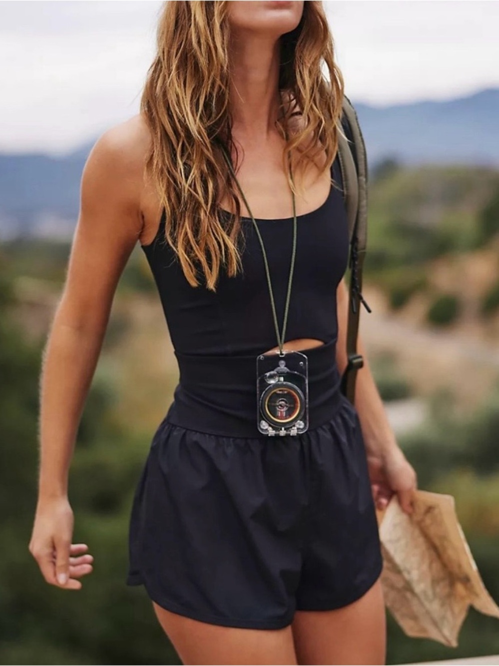 Free people righteous runsie in black sz L